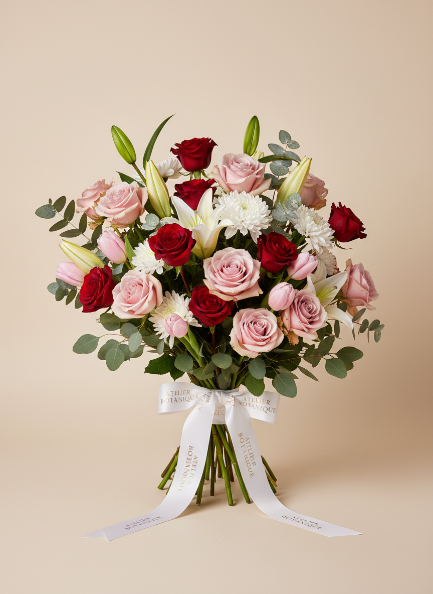 Specialbukett — Ros, Ros, Lilja