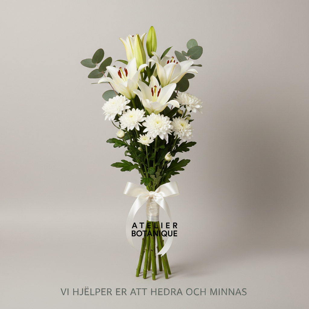 Respektfull minnesbukett