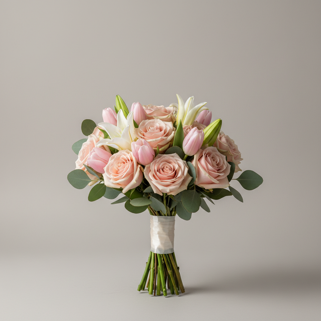 Romantisk bröllopsbukett